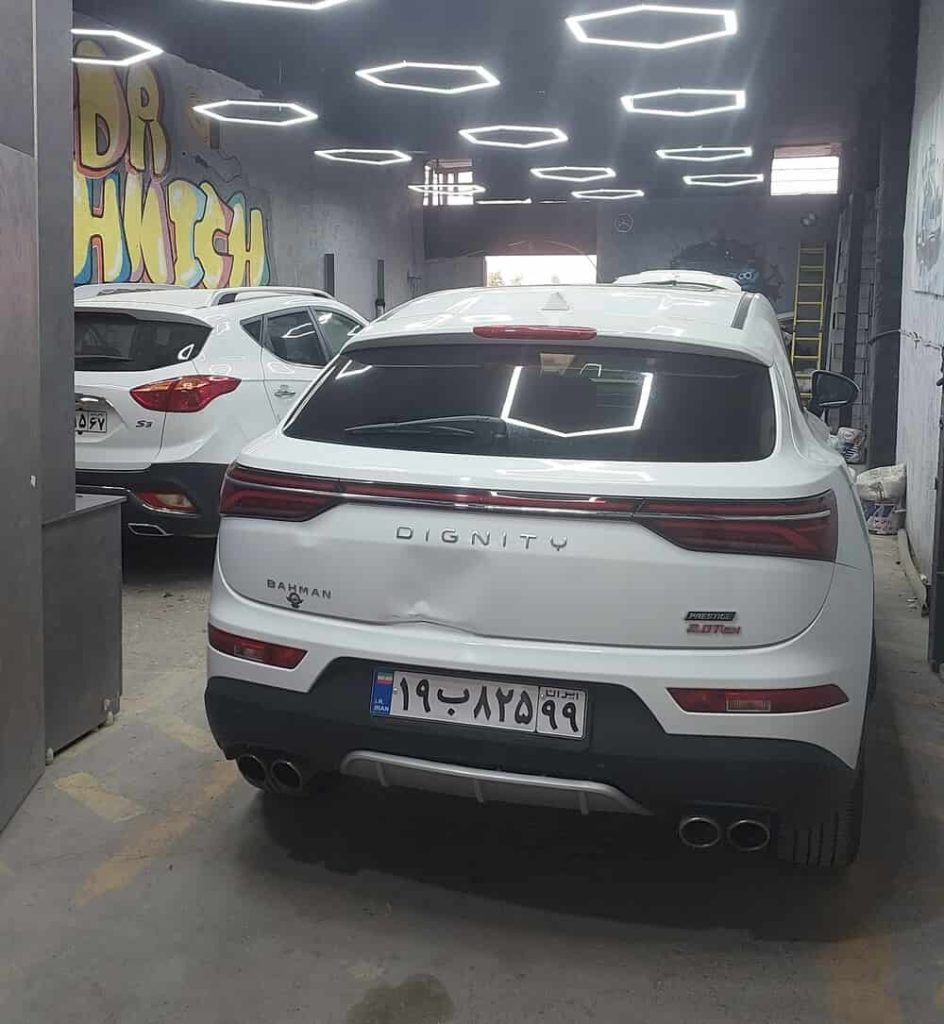 انواع صافکاری پی دی آر در پی دی آر روی خودروی دیگنیتی